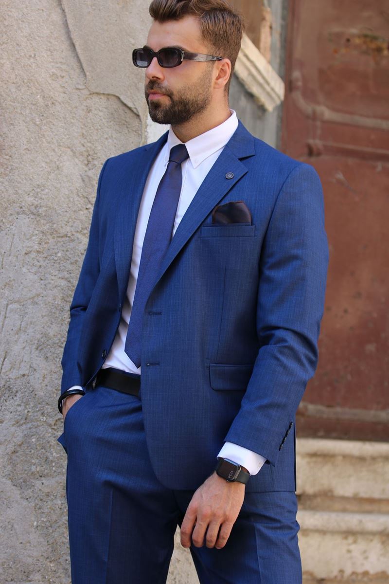 Picture of SAKS BLUE SUIT