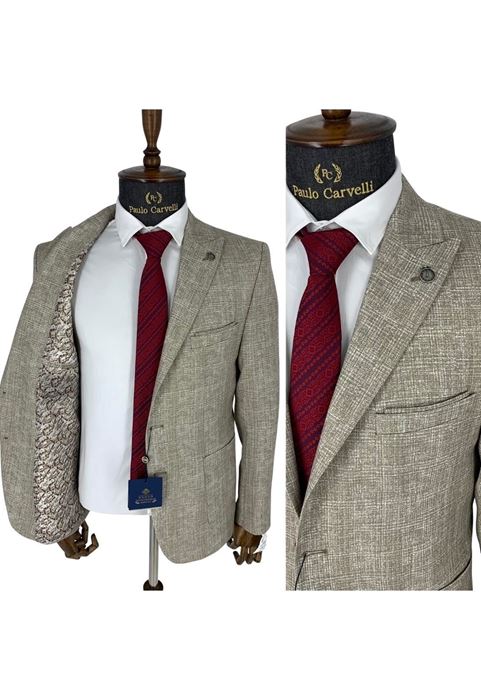 Image de VESTE DÉTAILLÉE LIGNE JAUNE CENDRE