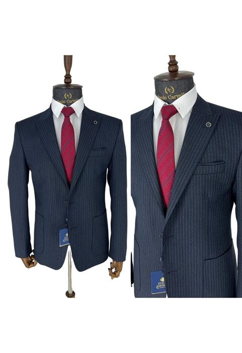 Image de VESTE DÉTAILLÉE BLEU MARINE