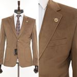 صورة FÜME BRONZ KADİFE CEKET