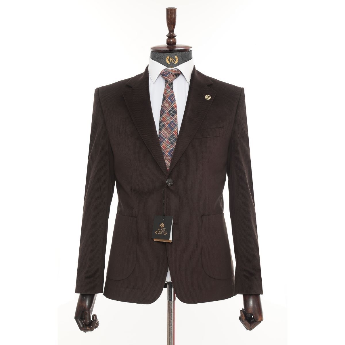 KOYU BRONZ KADİFE CEKET resmi