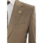 Изображение KOYU FÜME SÜT KAHVE KADİFE CEKET