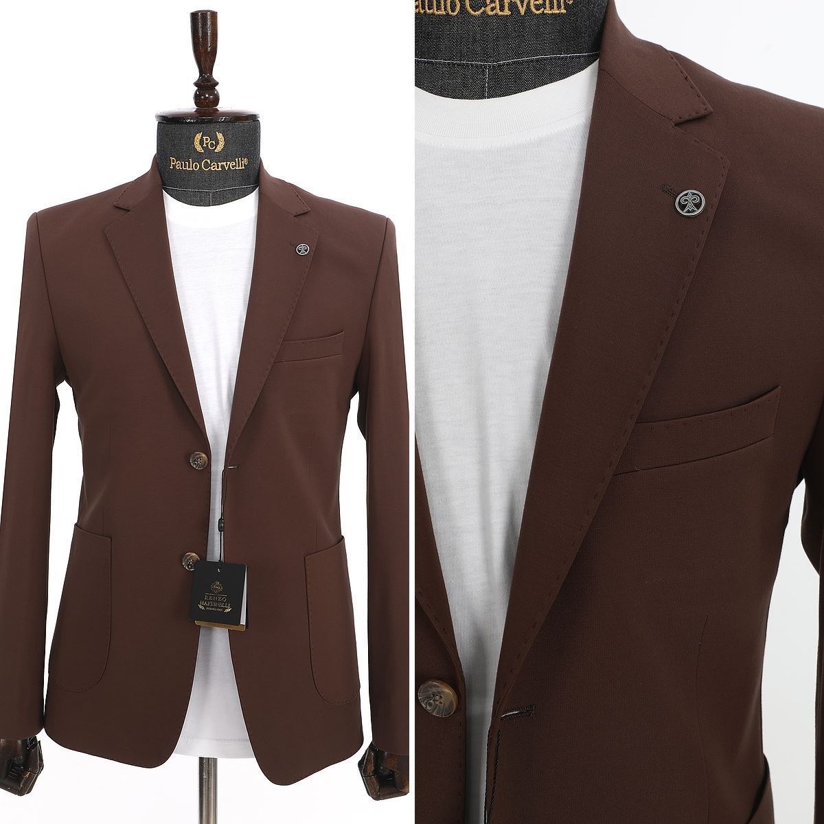 BORDO DÜZ TAKIM ELBİSE resmi