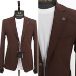 Image de BORDO DÜZ TAKIM ELBİSE